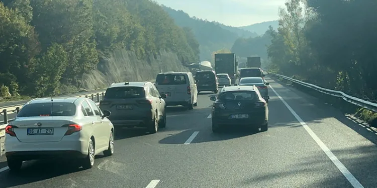 Rüzgar türbini kanatları için trafik durduruldu