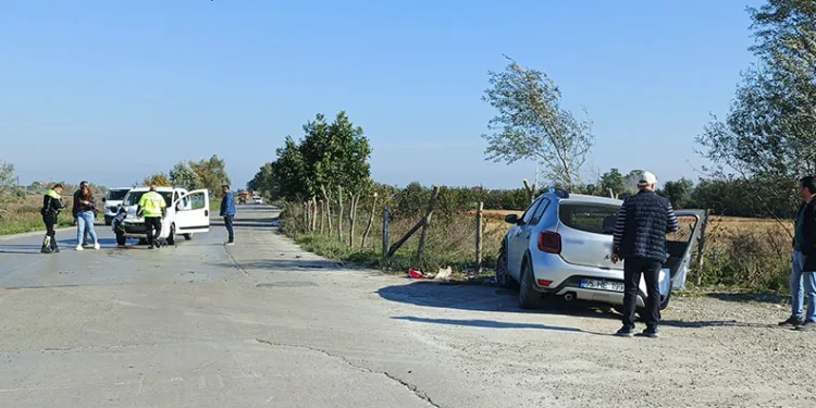Bafra’da trafik kazası: 3 yaralı