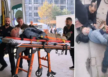 İnegöl’de çatıdan düşen 65 yaşındaki usta yaralandı