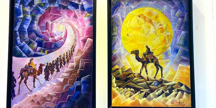 Kömürle çizdiği resimler onu “Şalvarlı Picasso” yaptı