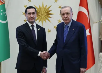 Cumhurbaaşkanı Erdoğan, Türkmenistan Devlet Başkanı Berdimuhammedov bir araya geldi