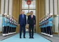 Erdoğan, KKTC Cumhurbaşkanı Erhürman ile bir araya geldi