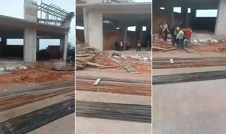 Bursa’da inşaatın ikinci katından düşen işçi yaralandı